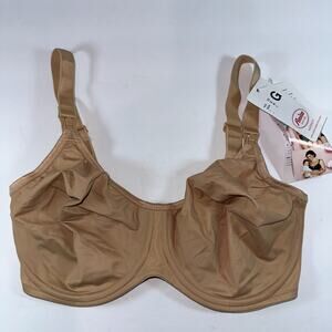 Anita Maternity Underwired Nursing Bra  Size 32 G Beige Drop‎ Cup Front NWT!